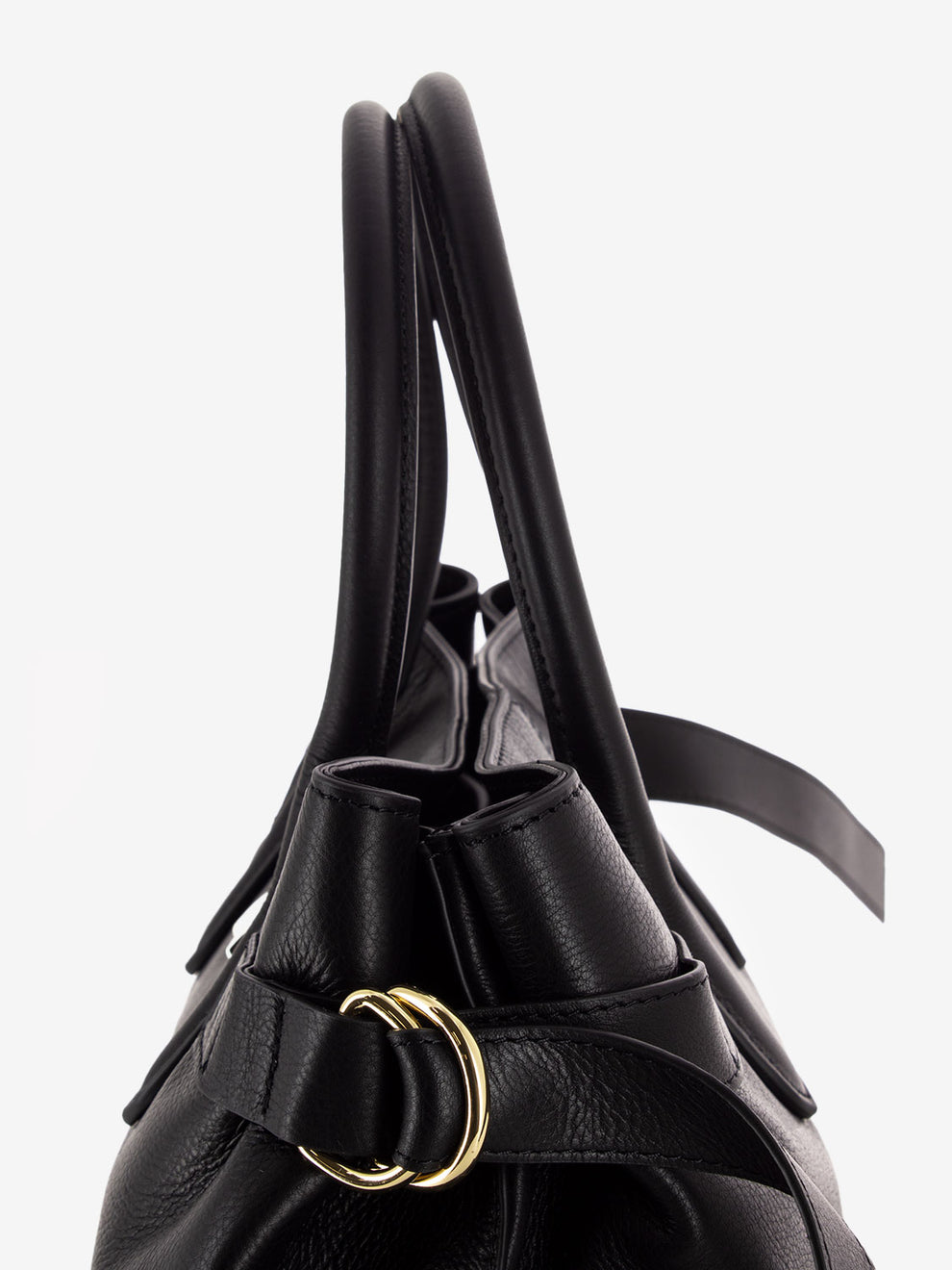 Borsa media in pelle black