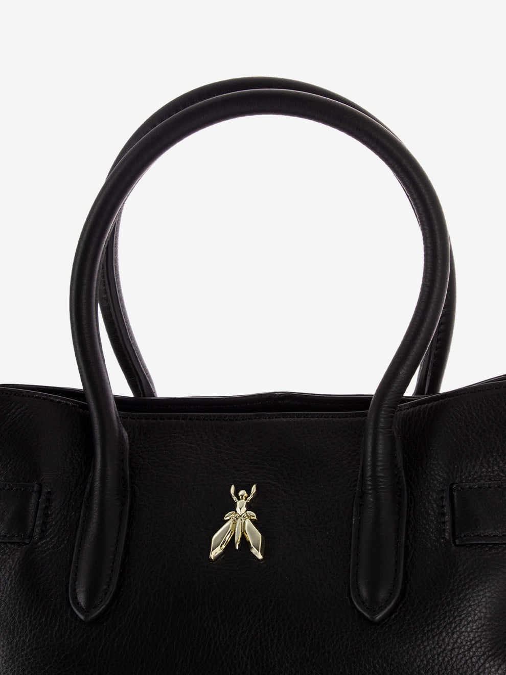 Borsa media in pelle black