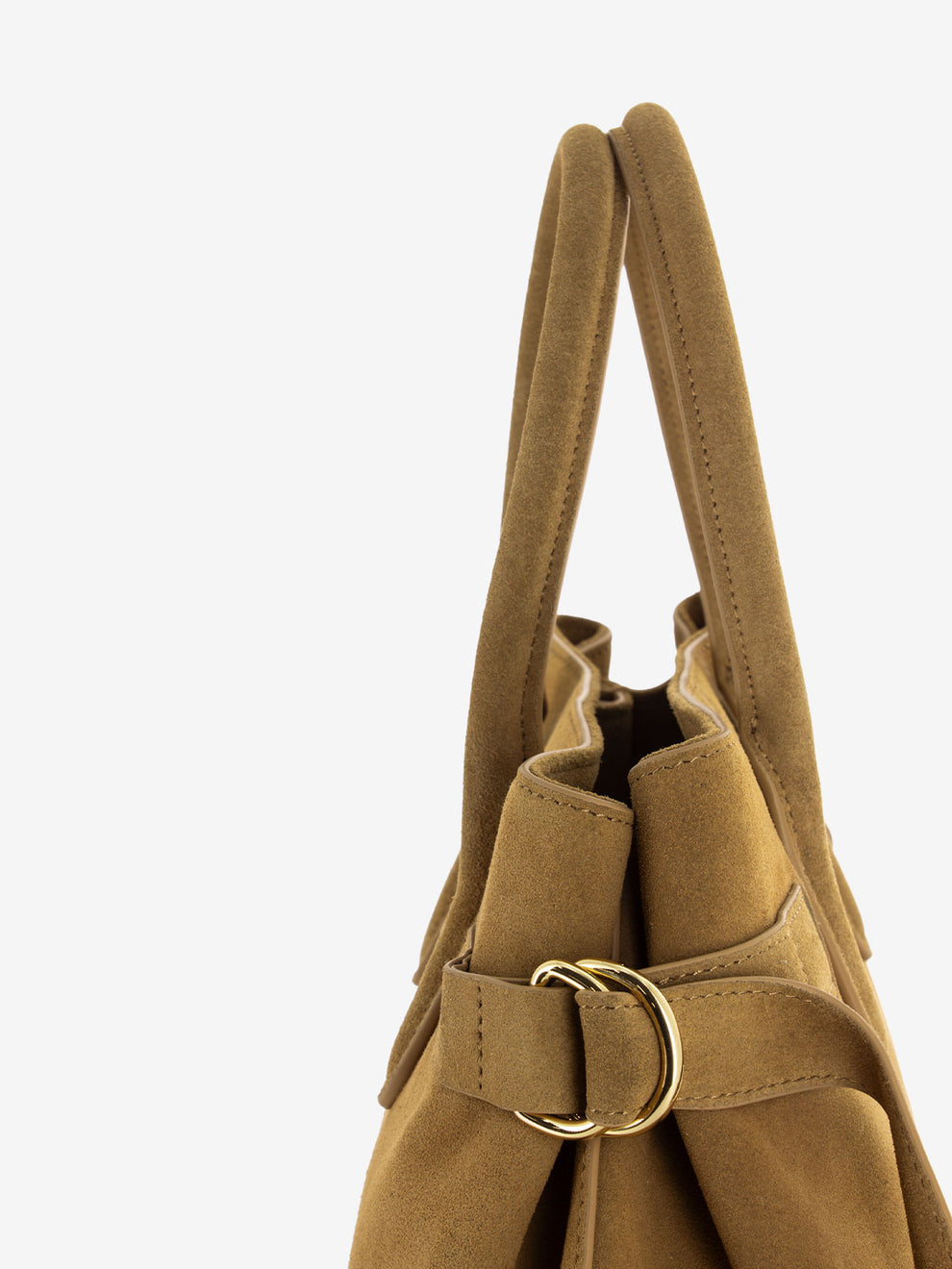Medium bag in natural suede