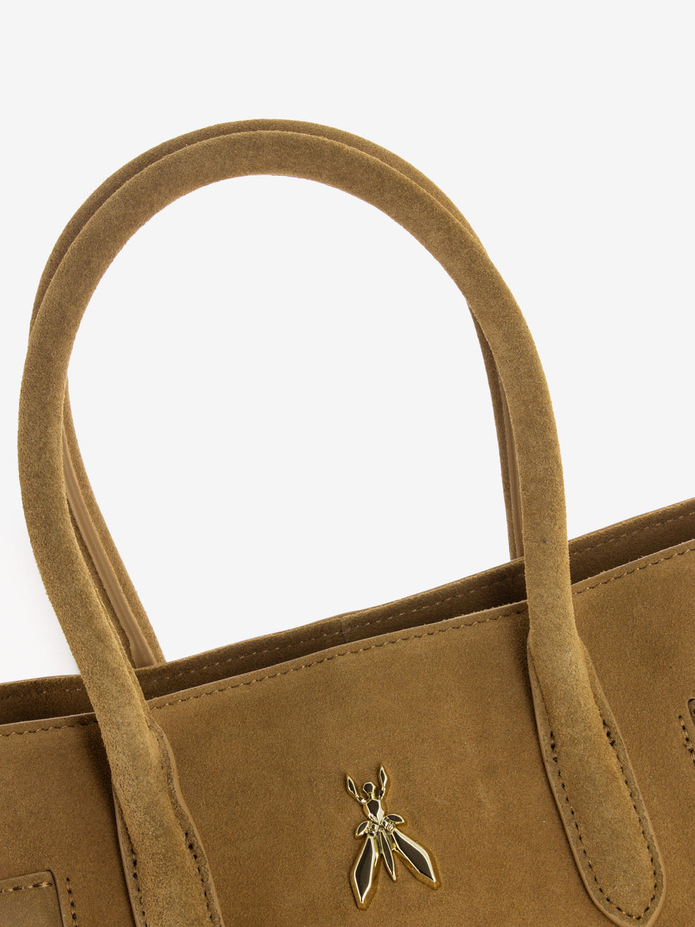Medium bag in natural suede