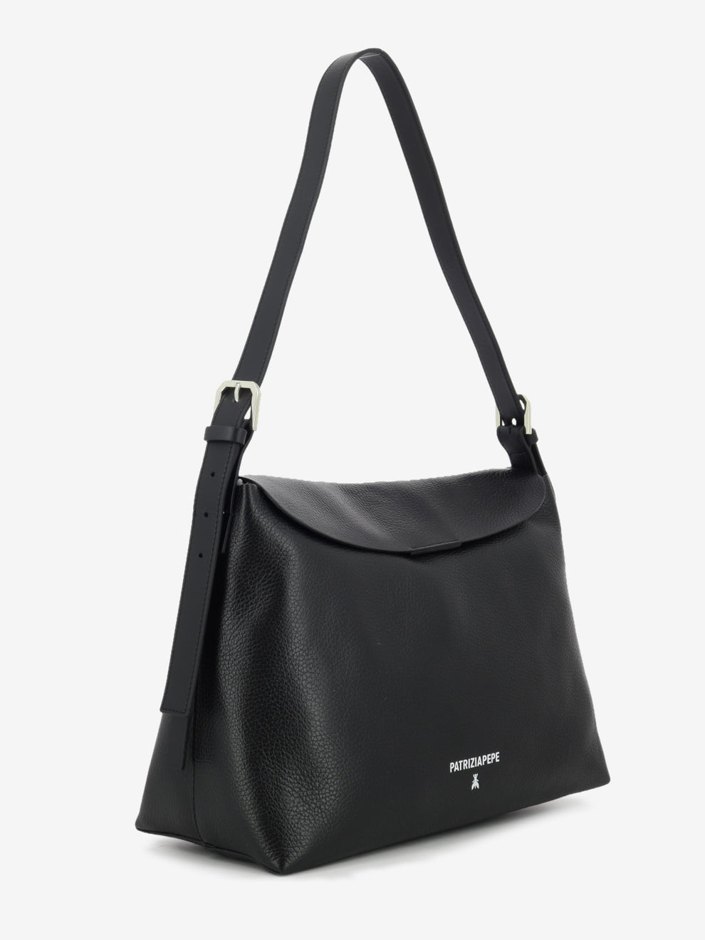 Borsa in pelle wooly black