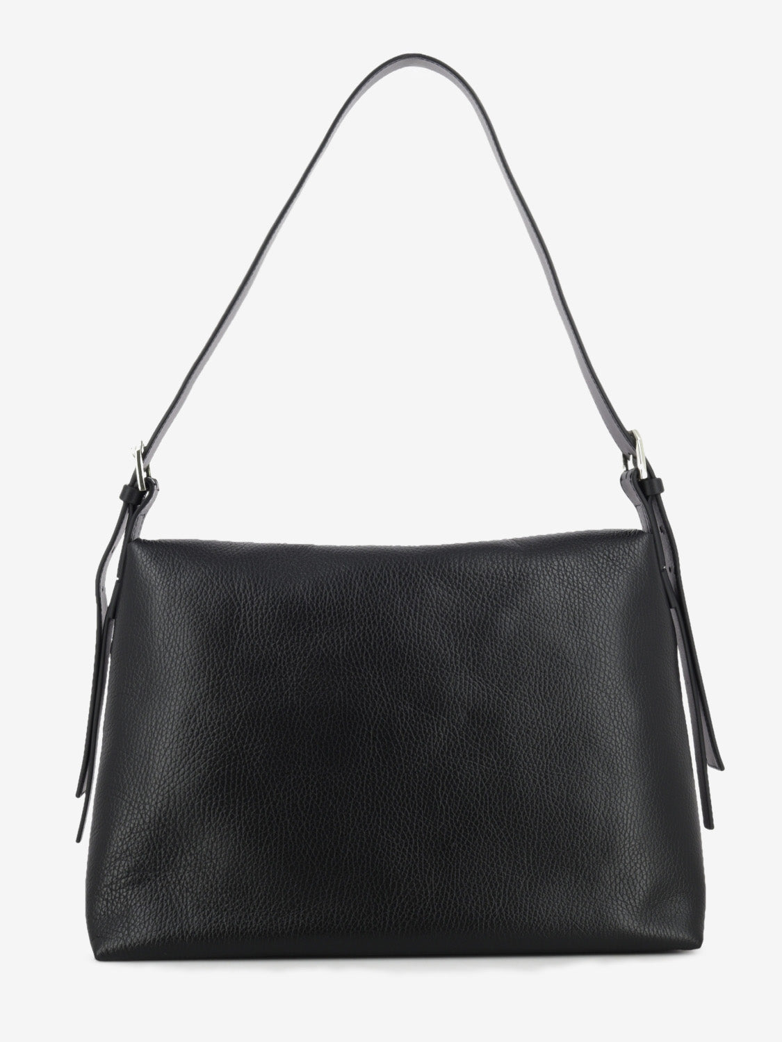 Borsa in pelle wooly black