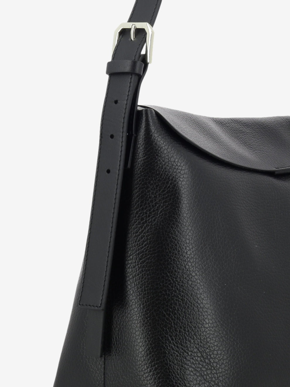 Borsa in pelle wooly black