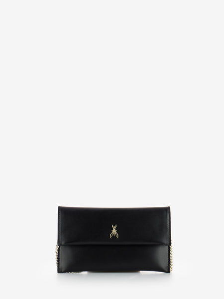 Borsa pochette a tracolla black / light gold