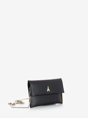 PATRIZIA PEPE - Borsa pochette a tracolla black / light gold