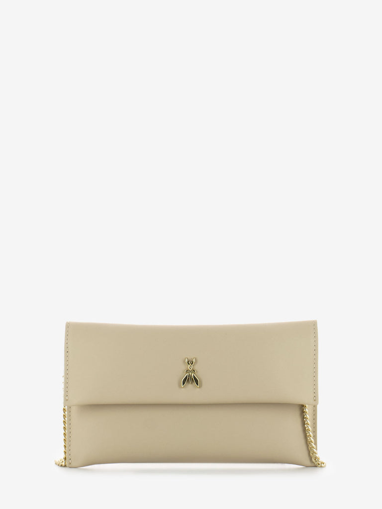 PATRIZIA PEPE - Borsa pochette a tracolla ocean sand