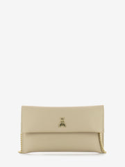 PATRIZIA PEPE - Borsa pochette a tracolla ocean sand