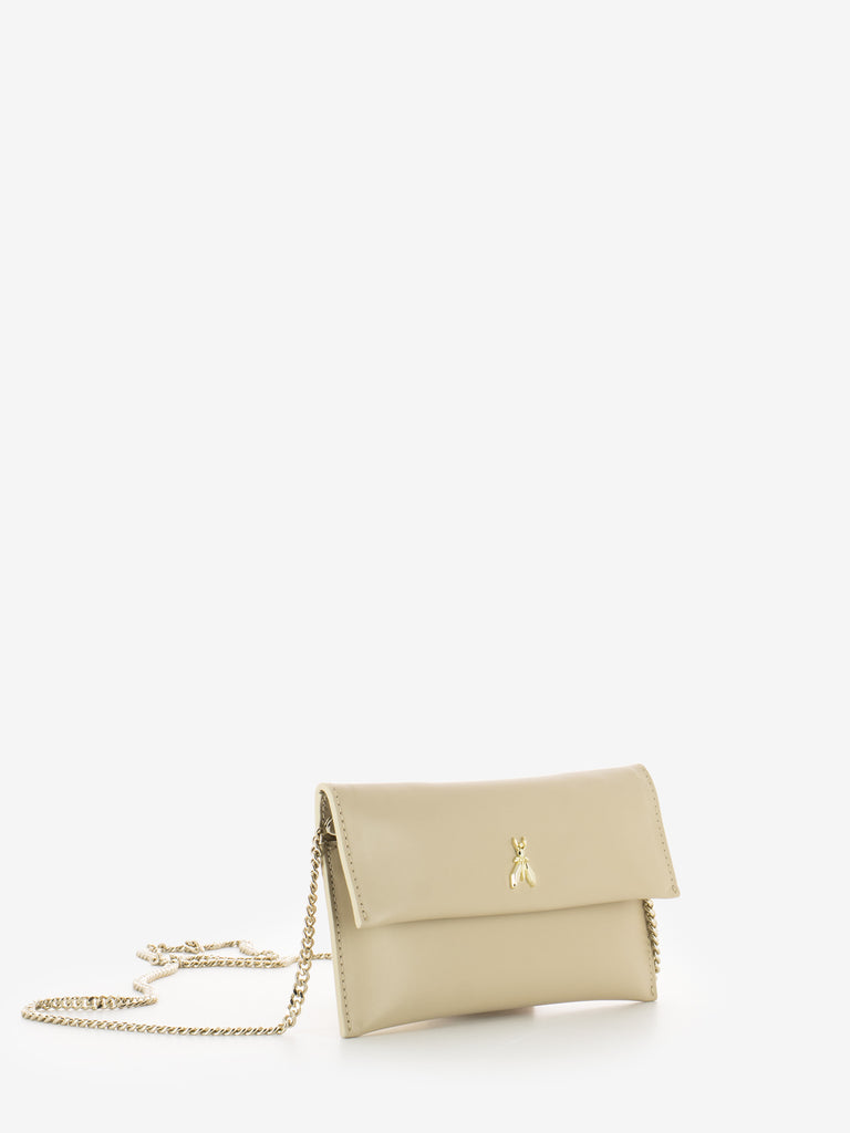 PATRIZIA PEPE - Borsa pochette a tracolla ocean sand