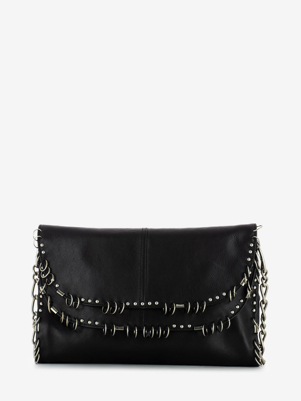 Borsa Radical Boho con piercing nera