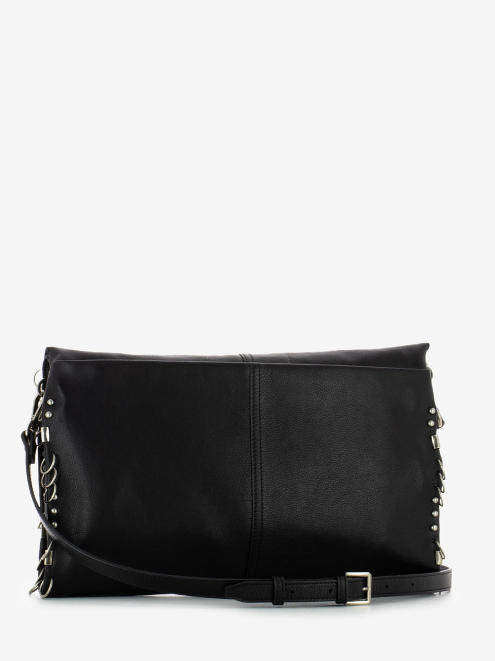 Borsa Radical Boho con piercing nera