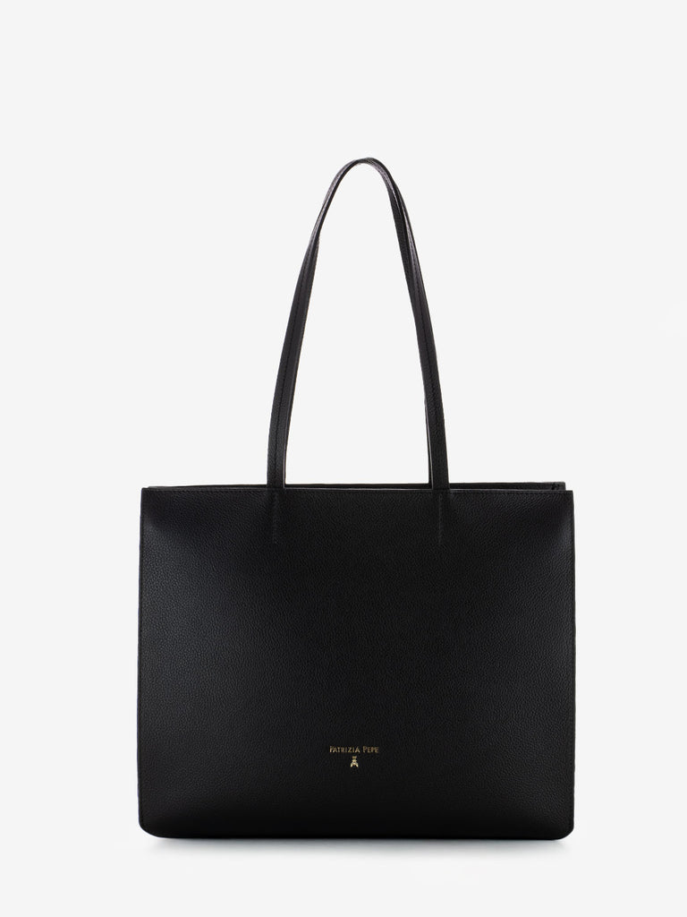 PATRIZIA PEPE - Borsa shopper nera