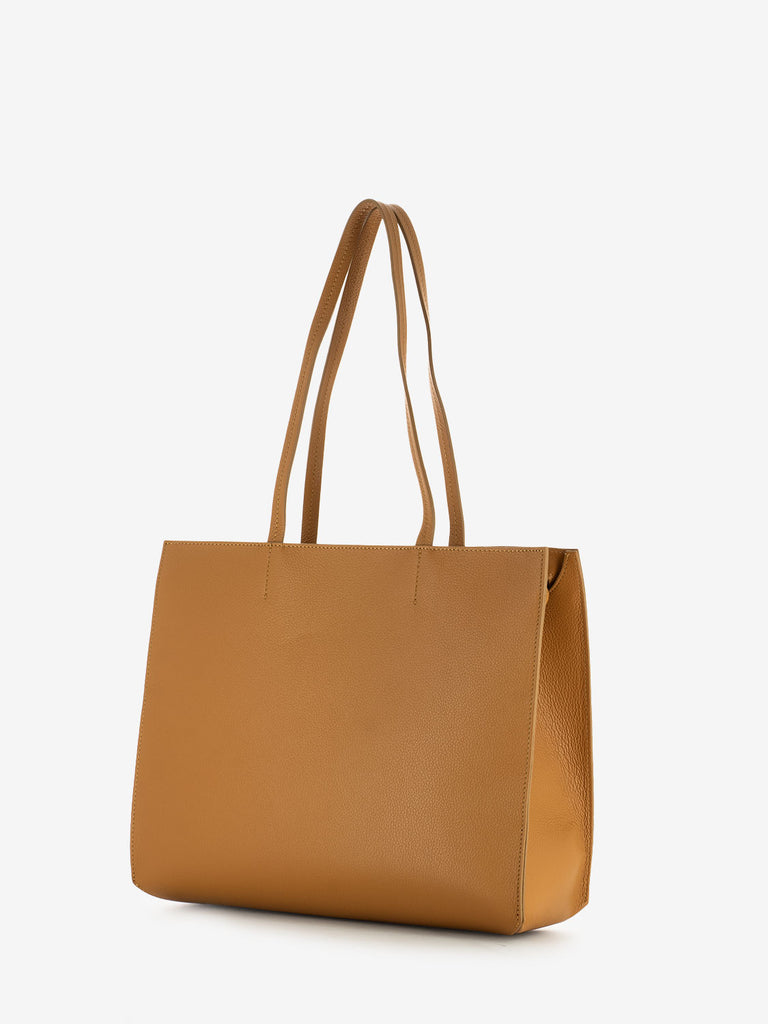 PATRIZIA PEPE - Borsa shopper summer cuoio