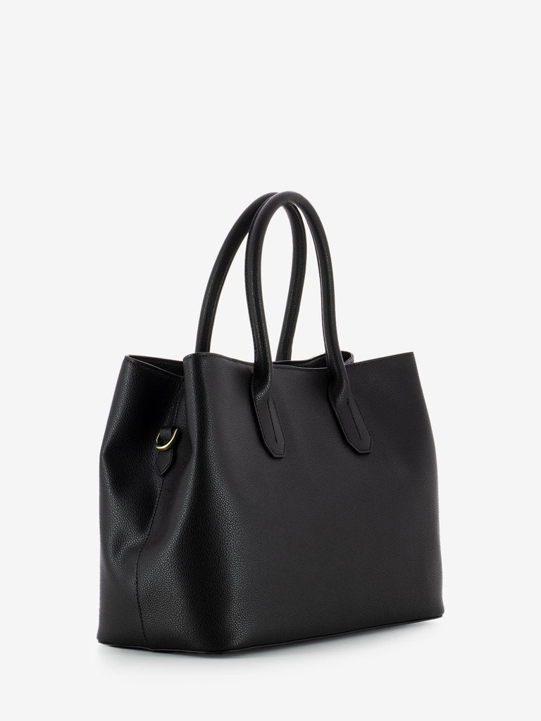 Pelle Nera Borsa Nera Tote Tote Bag Borsa In Pelle Nera Morbida