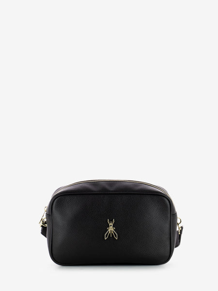 Borsa tracolla black / light gold