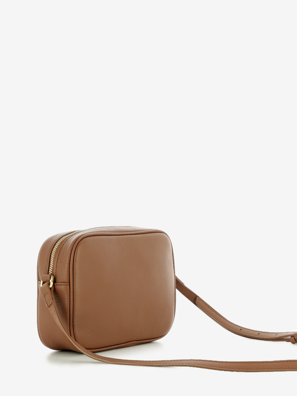 Camera bag in pelle cuoio