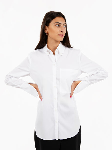 Camicia bianco ottico