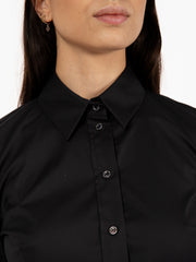 PATRIZIA PEPE - Camicia in popeline nero