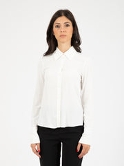 PATRIZIA PEPE - Camicia in viscosa bianca