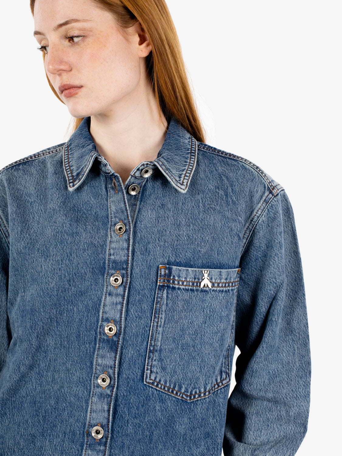 Camicia in jeans warm blue