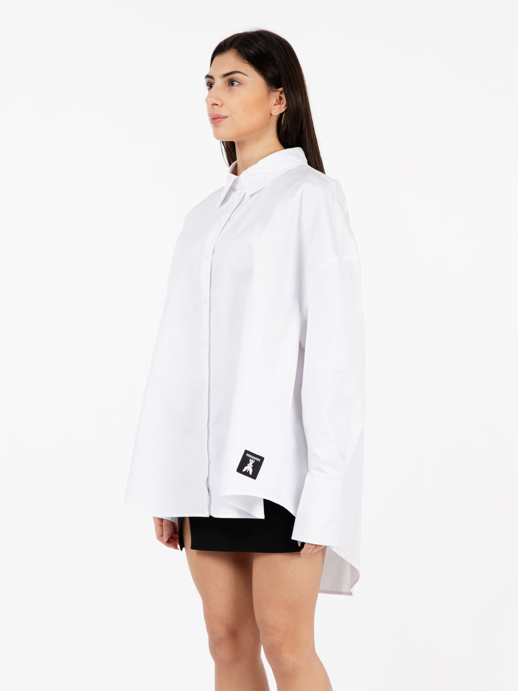Camicia oversize bianco ottico