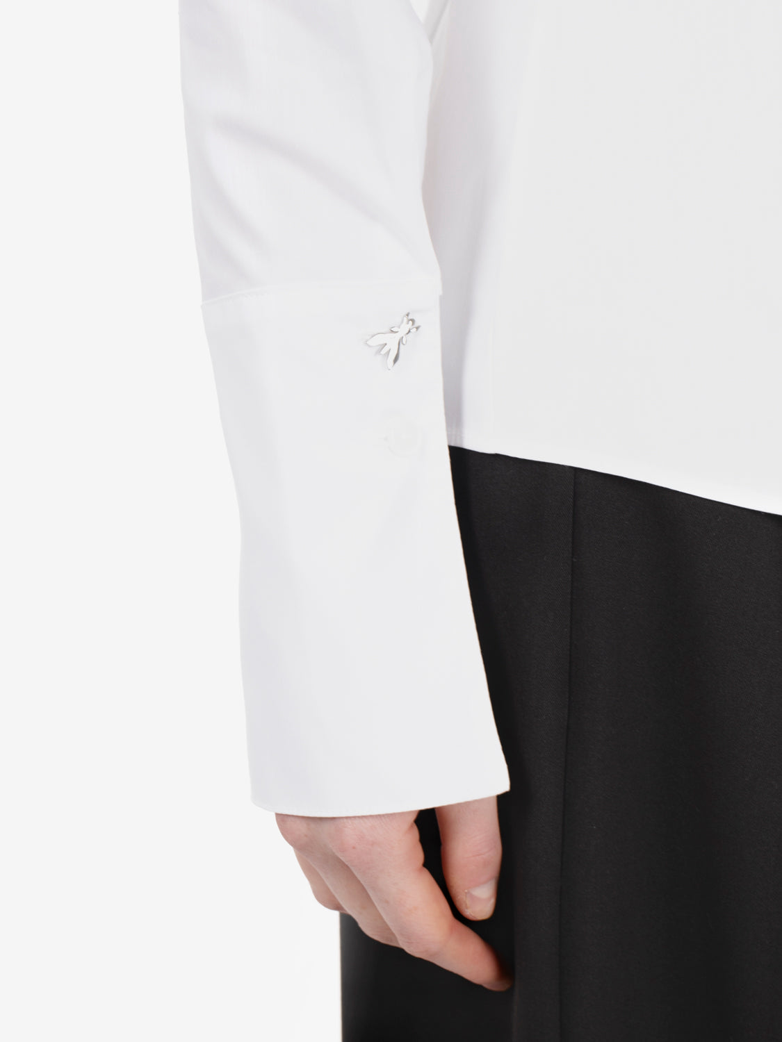 Camicia slim fit bianco ottico