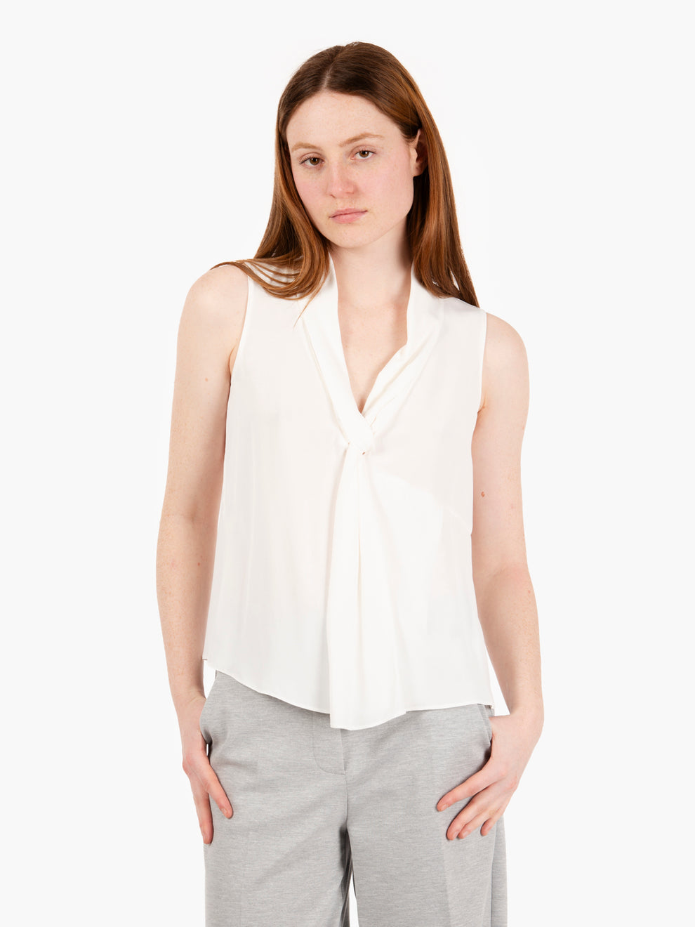 White knot tank top 38