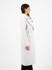 PATRIZIA PEPE - Cappotto doppio petto double face eldorado white