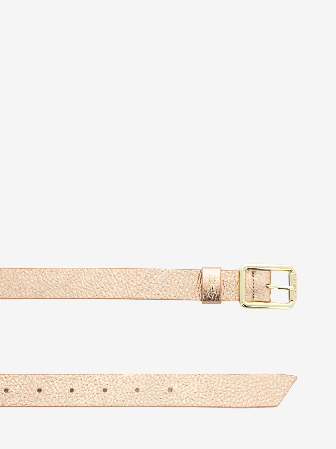 Cintura logo Fly golden rose
