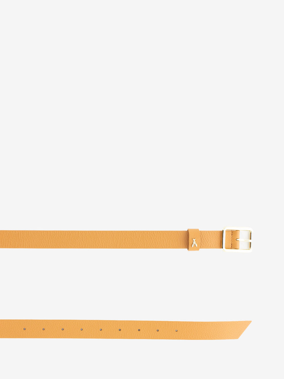 Cintura logo Fly summer cuoio
