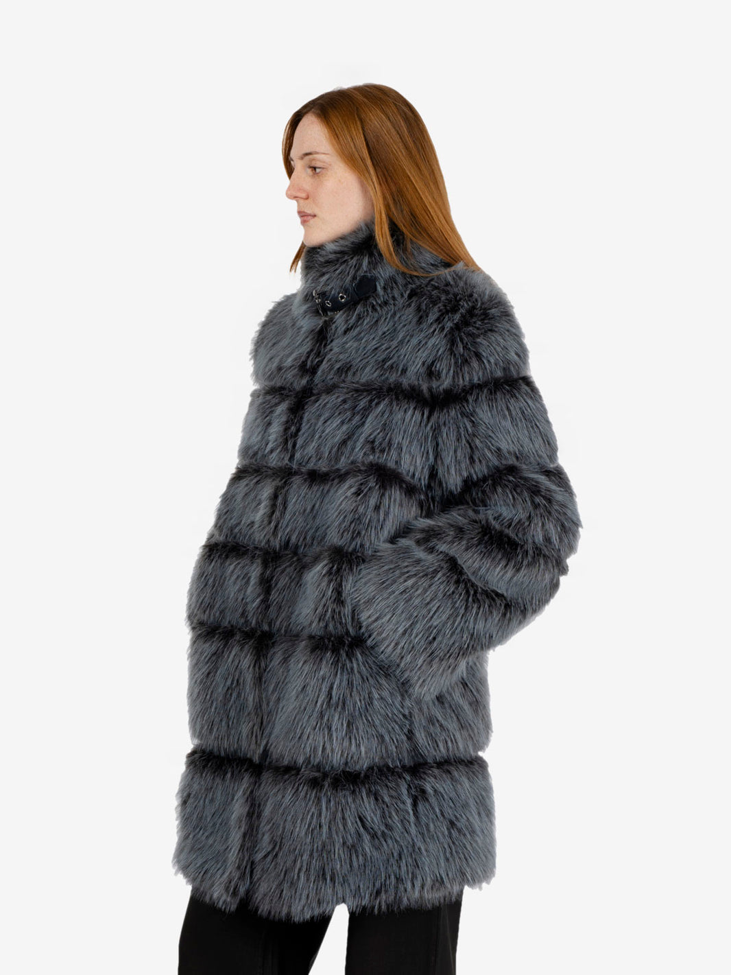 Ecopelliccia lunga Nexus blu
