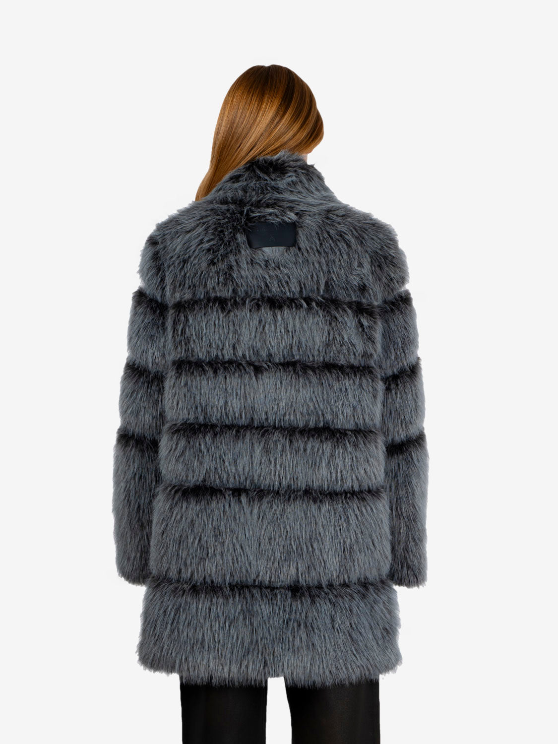 Ecopelliccia lunga Nexus blu