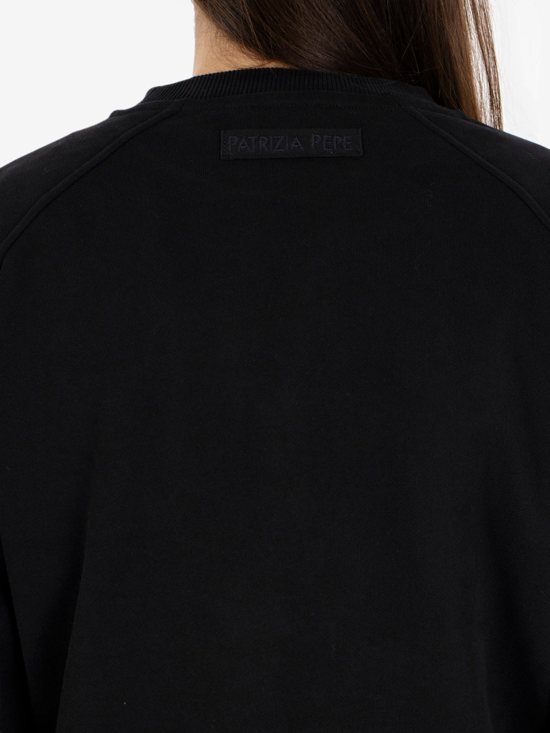 BLACK CREW NECK SWEATER 8M0009/J079_K103