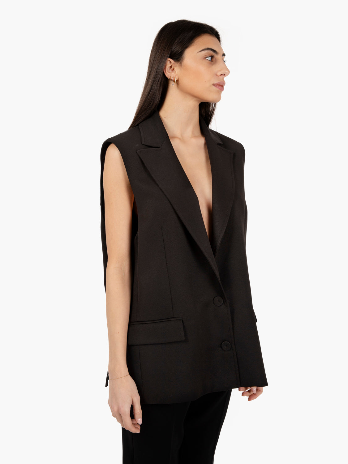 Gilet over nero