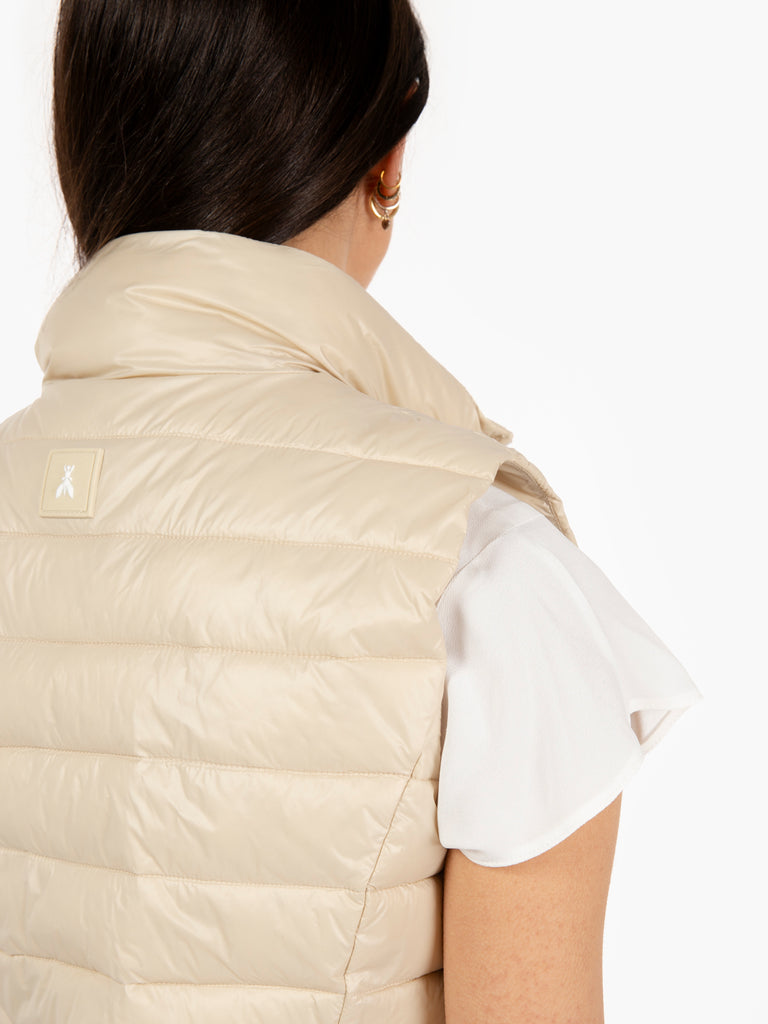 PATRIZIA PEPE - Gilet piumino Essential beige