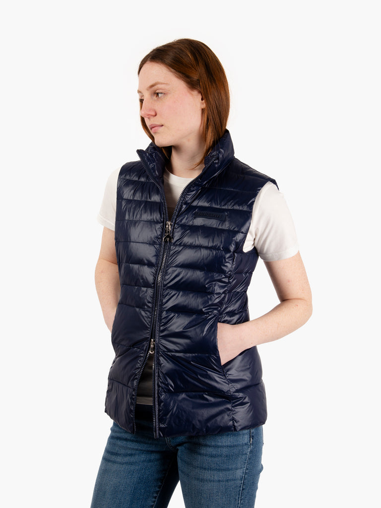 PATRIZIA PEPE - Gilet piumino Essential navy