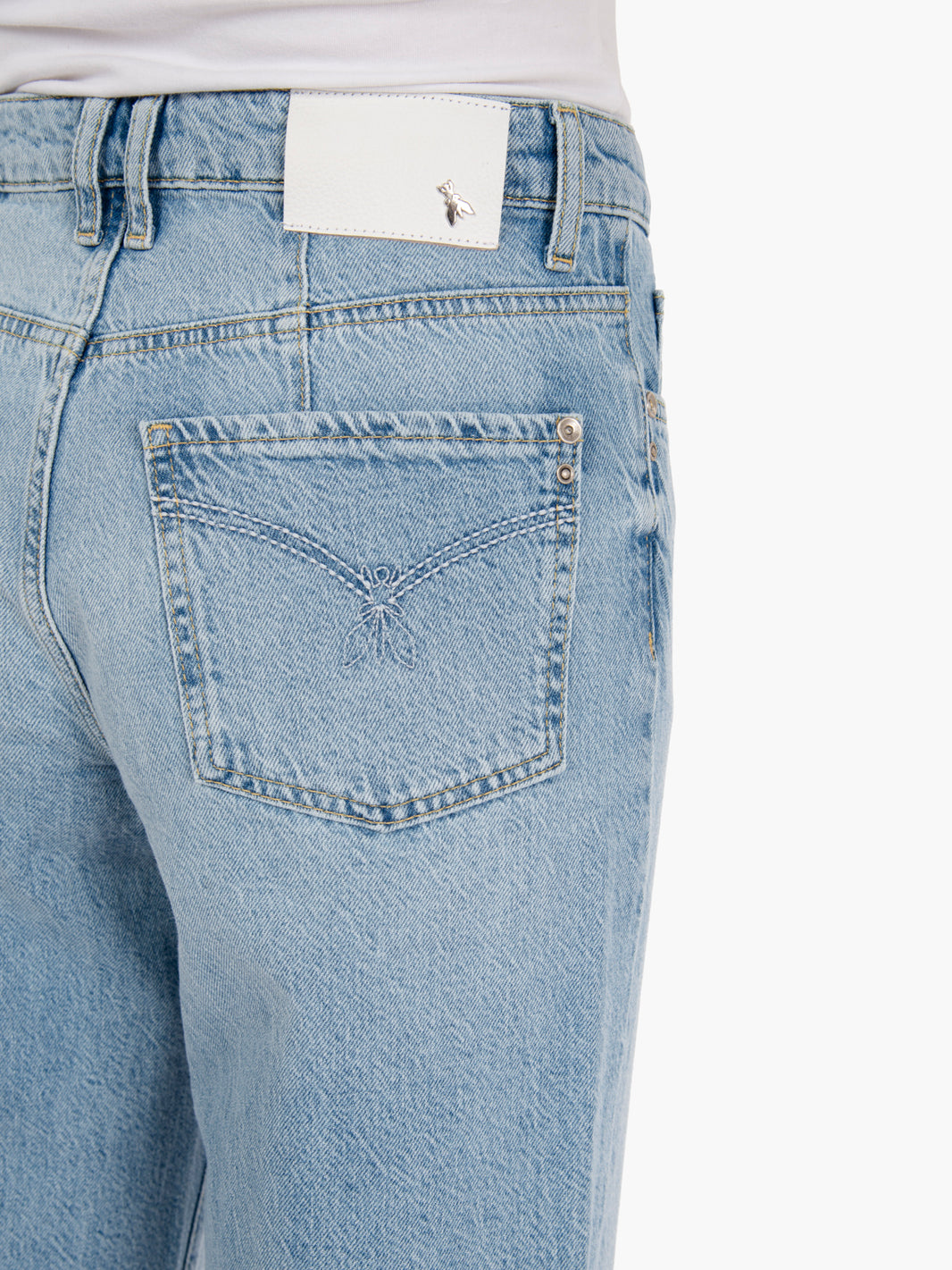 Jeans a vita bassa denim chiaro