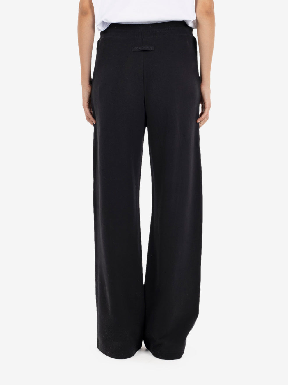 BLACK PALAZZO TROUSERS 8P0064/J079_K103