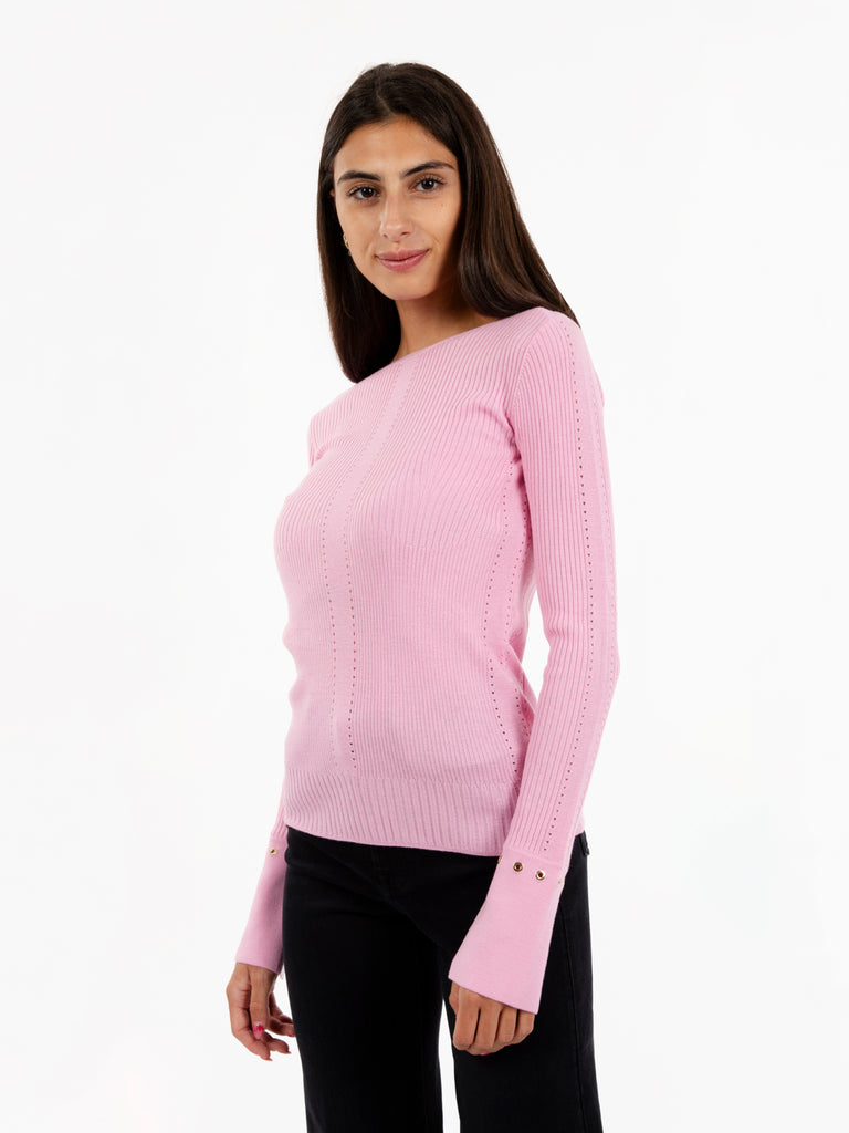 PATRIZIA PEPE - Maglia cold pink