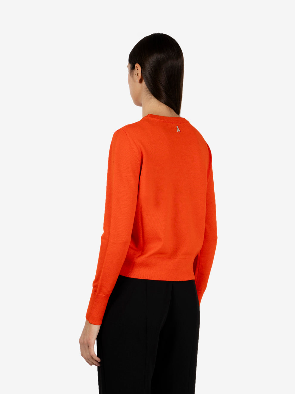 Maglia girocollo Illusion orange
