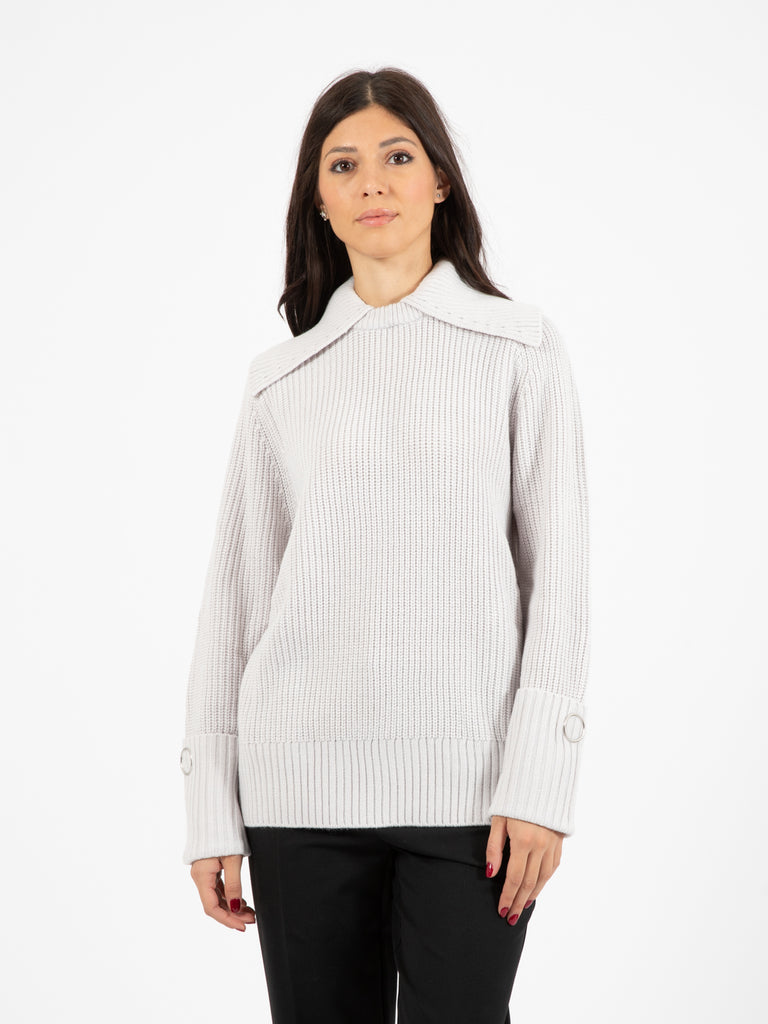 PATRIZIA PEPE - Maglia Knit Eldorado white