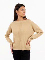 PATRIZIA PEPE - Maglia lurex gold