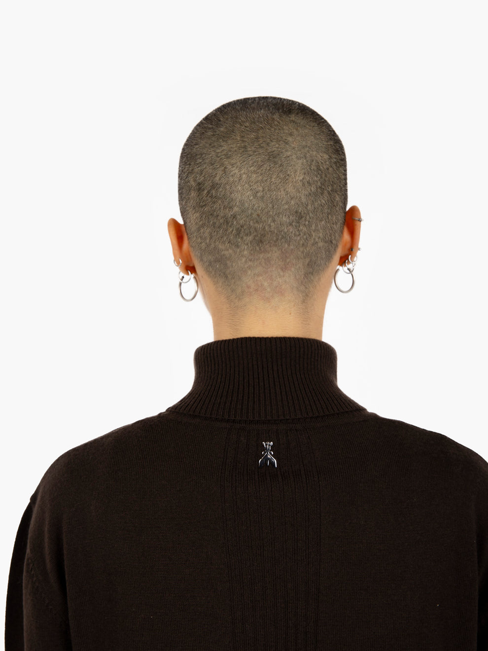 DEEP CHOCOLATE HIGH NECK SWEATER 2K0340/KM36_B856