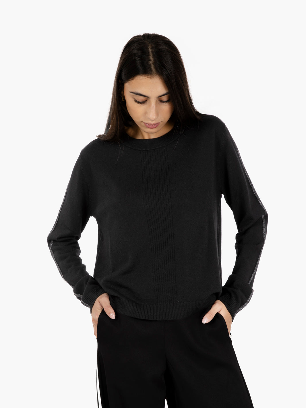Maglione girocollo black