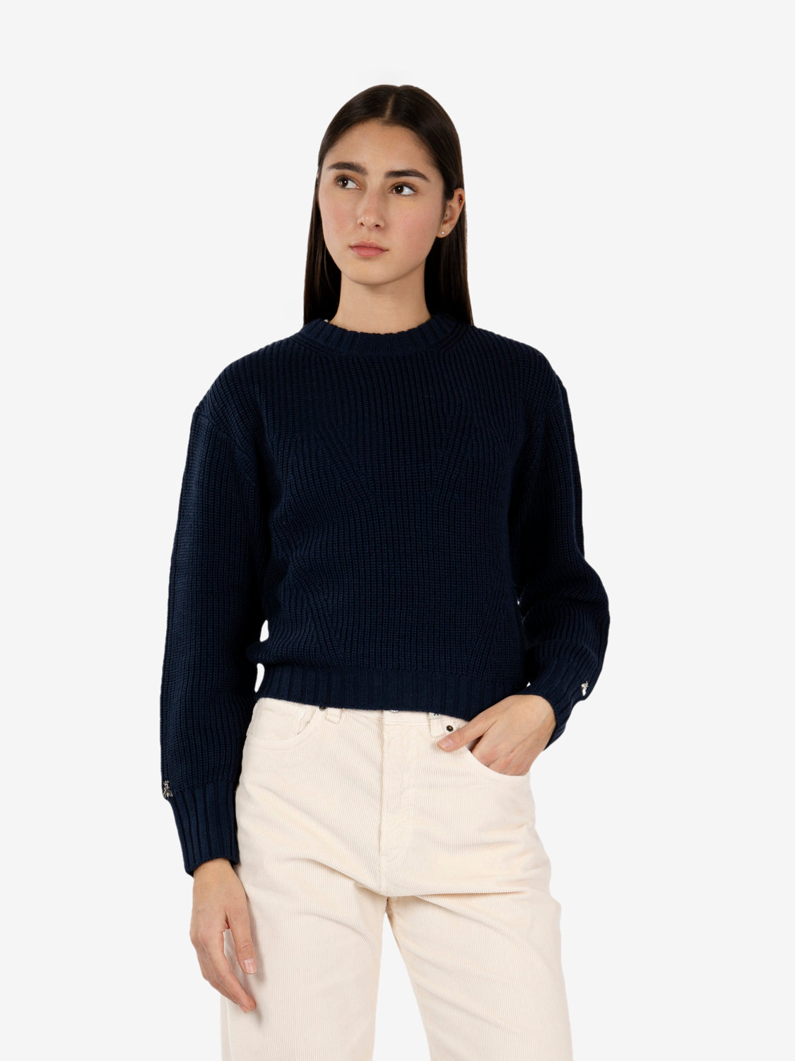 Maglione girocollo costa inglese nexus blu