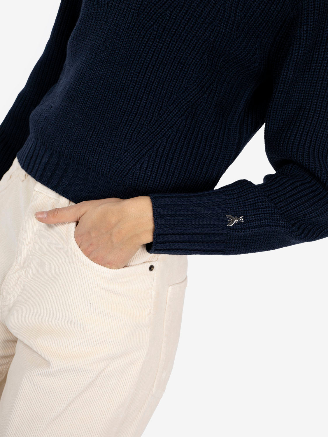 Maglione girocollo costa inglese nexus blu