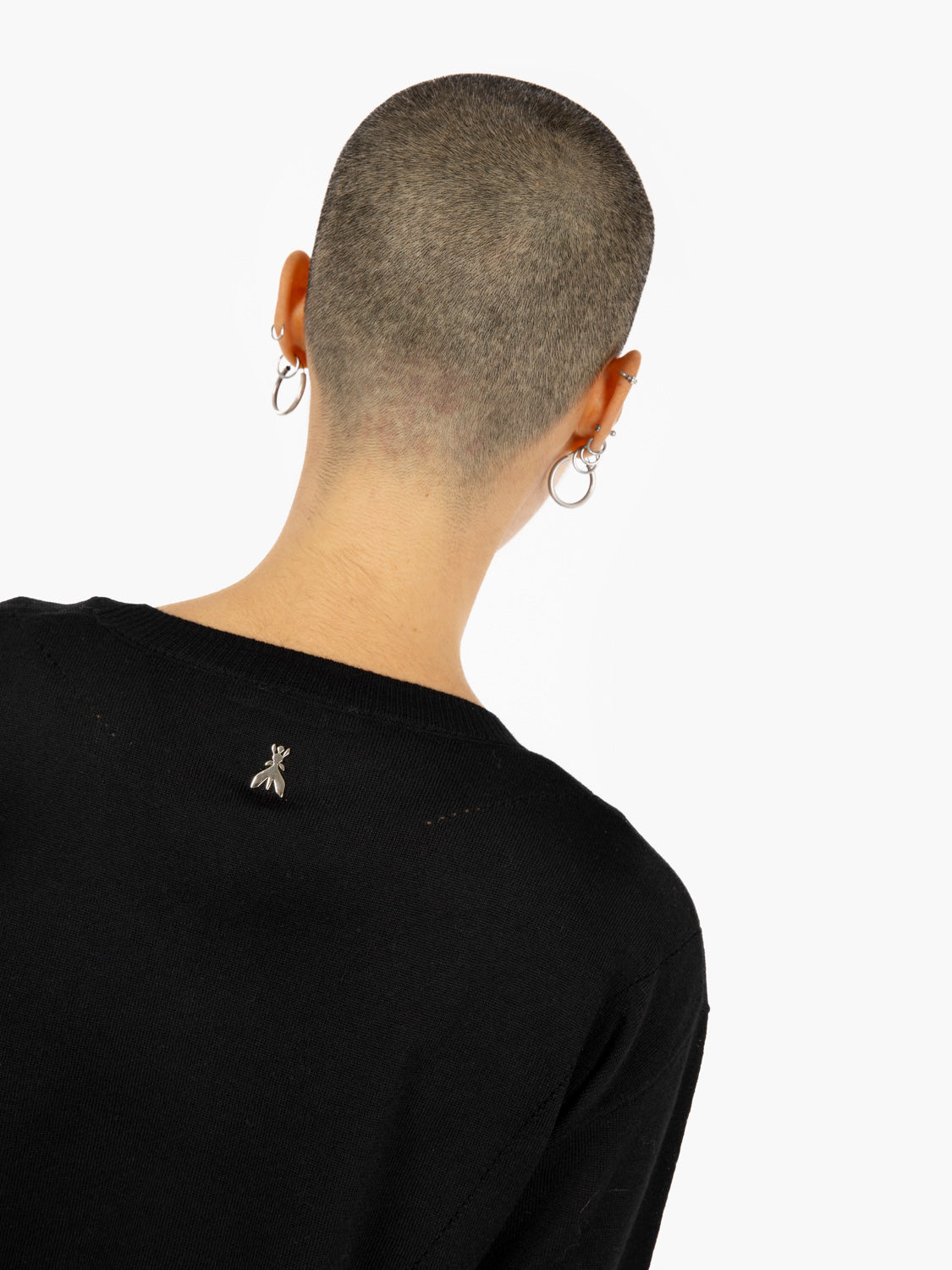 CREW NECK SWEATER BLACK 8K0334/KM36_K103