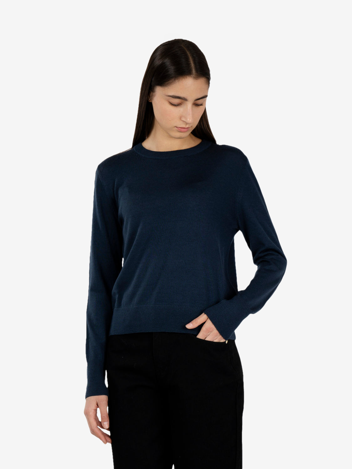 Maglione girocollo Nexus blu