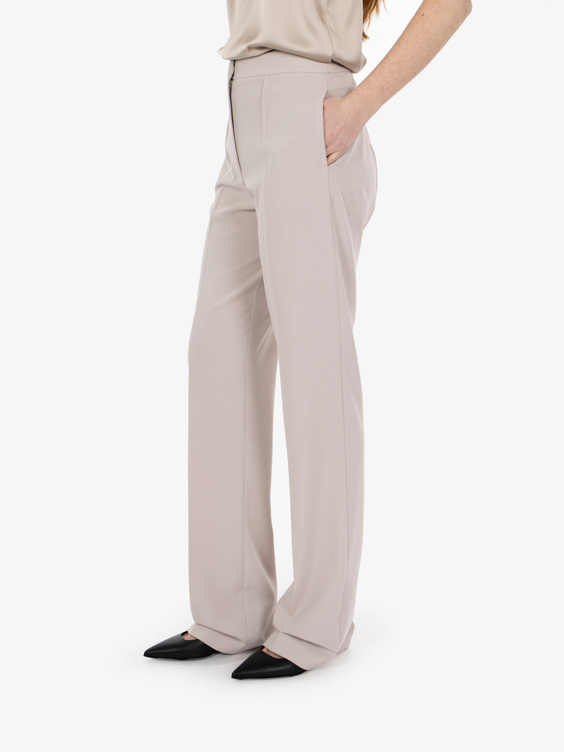 Pantalone slim fit cloud gray