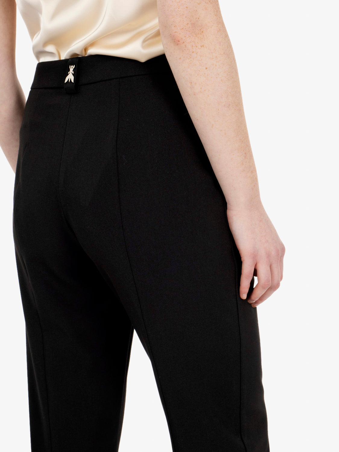 Pantalone slim nero