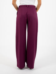 PATRIZIA PEPE - Pantaloni a palazzo futuristic purple